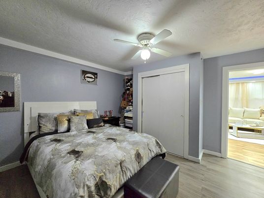 Bedroom, Interior, Wood Texture Flooring