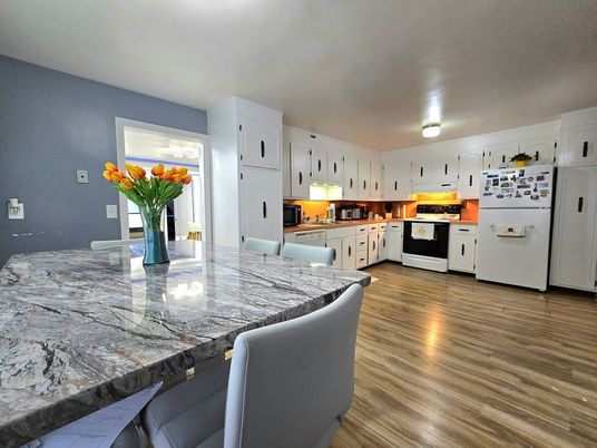 Dining room, Interior, Kitchen, Wood Texture Flooring