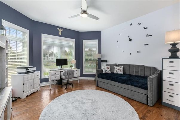 Home Office, Interior, Wood Texture Flooring