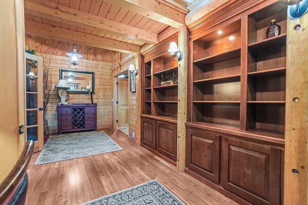 Interior, Stone Walls, Wooden Beams, Wooden Ceilings, Wood Texture Flooring, Wooden Walls
