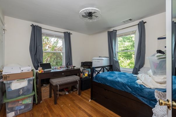 Bedroom, Home Office, Interior, Wood Texture Flooring