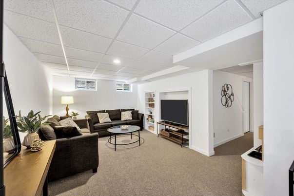 Interior, Living room, Recessed Lighting