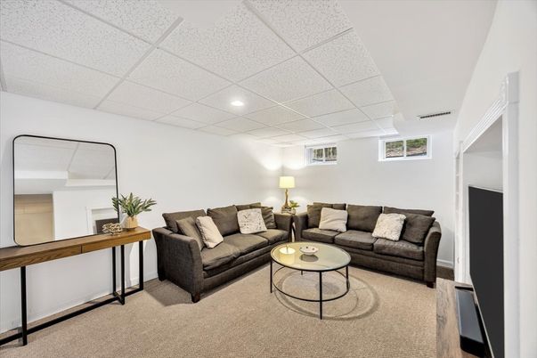Interior, Living room, Recessed Lighting