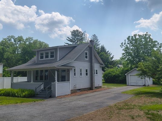 Detached Garage, Exterior, Facade, Cape Cod