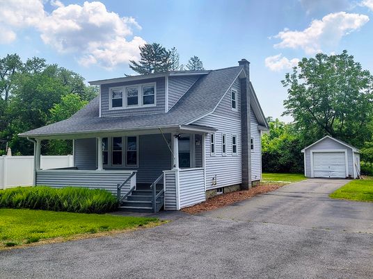 Detached Garage, Exterior, Facade, Cape Cod