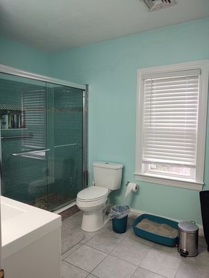 Bathroom, Glass Shower, Interior