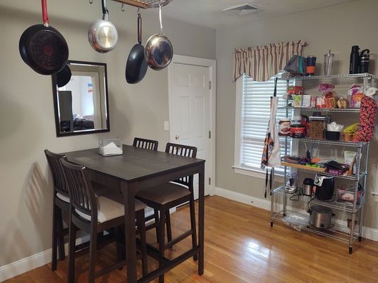 Dining room, Interior, Wood Texture Flooring