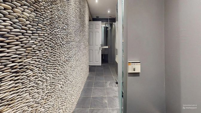 Interior, Recessed Lighting, Stone Walls