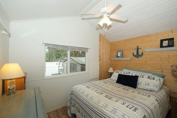 Bedroom, Interior, Wood Texture Flooring, Wooden Walls