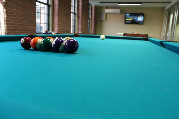 Billiard Table, Interior, Stone Walls