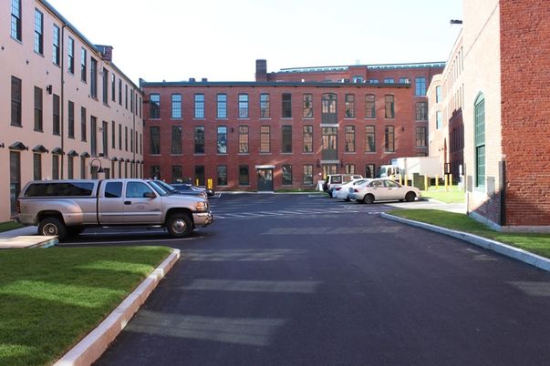 Exterior, Facade, Brick Facade, Condo Building