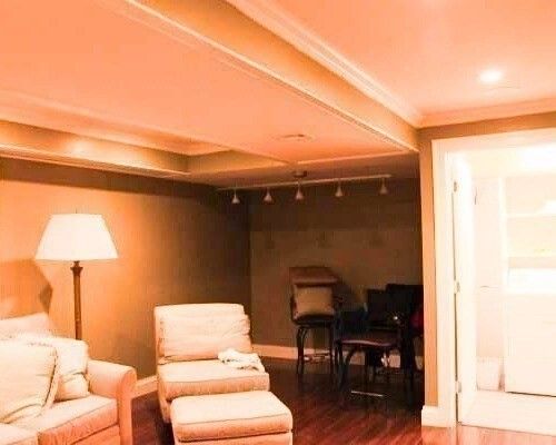 Interior, Recessed Lighting, Wood Texture Flooring