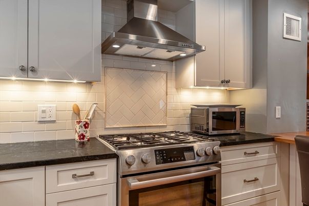 Interior, Kitchen, Recessed Lighting, Stainless Steel Appliances