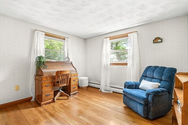 Home Office, Interior, Wood Texture Flooring
