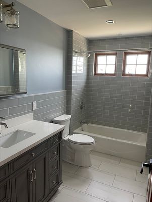 Bathroom, Interior, Recessed Lighting