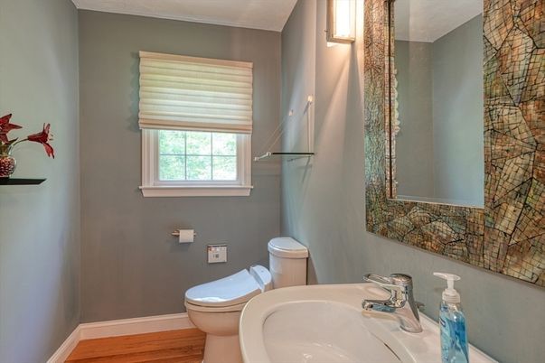 Bathroom, Interior, Wood Texture Flooring
