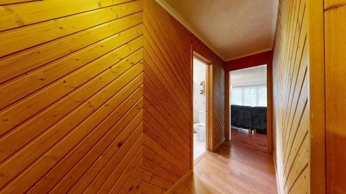 Bathroom, Interior, Wood Texture Flooring, Wooden Walls