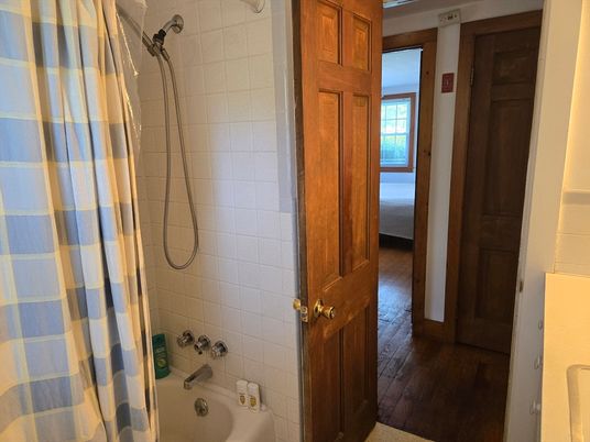 Bathroom, Interior, Wood Texture Flooring