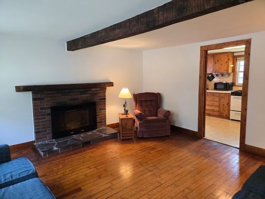 Fireplace, Interior, Wooden Beams, Wood Texture Flooring