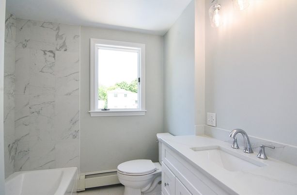 Bathroom, Interior, Marble Walls