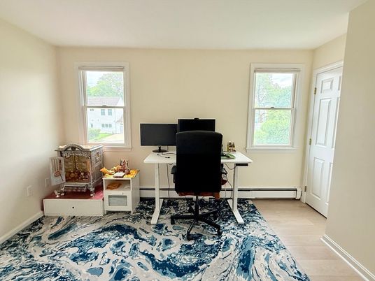 Home Office, Interior, Wood Texture Flooring