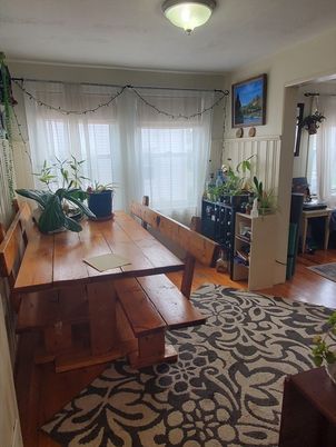 Dining room, Interior, Wood Texture Flooring