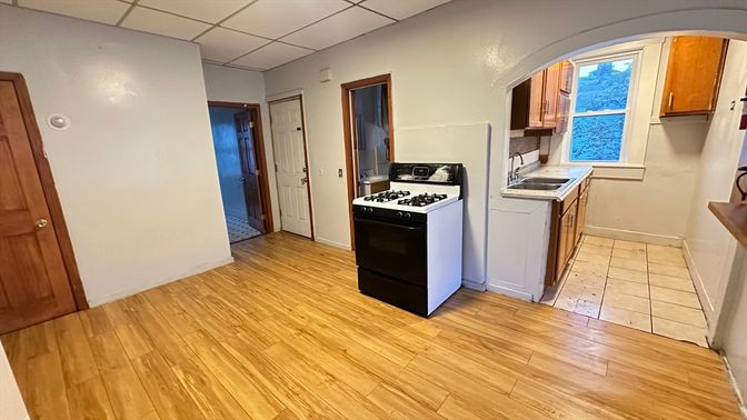 Interior, Kitchen, Wood Texture Flooring