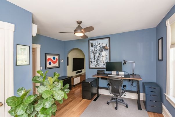 Home Office, Interior, Wood Texture Flooring