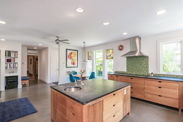 Interior, Kitchen, Pendant Lights, Recessed Lighting