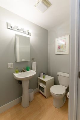 Bathroom, Interior, Wood Texture Flooring