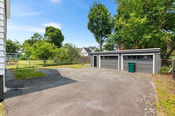 Backyard, Detached Garage, Exterior