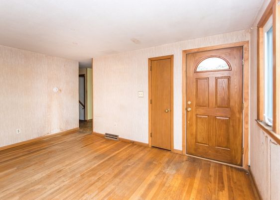 Empty room, Interior, Wood Texture Flooring