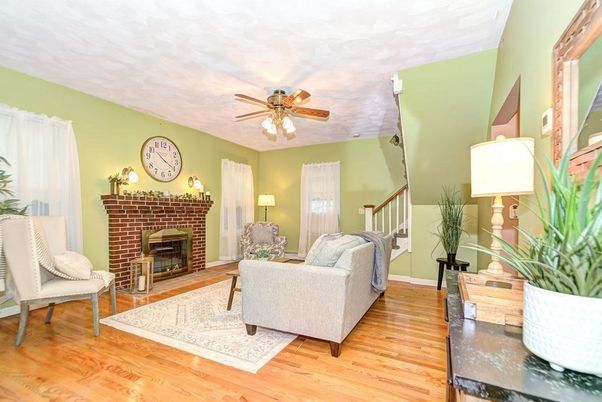 Fireplace, Interior, Living room, Wood Texture Flooring