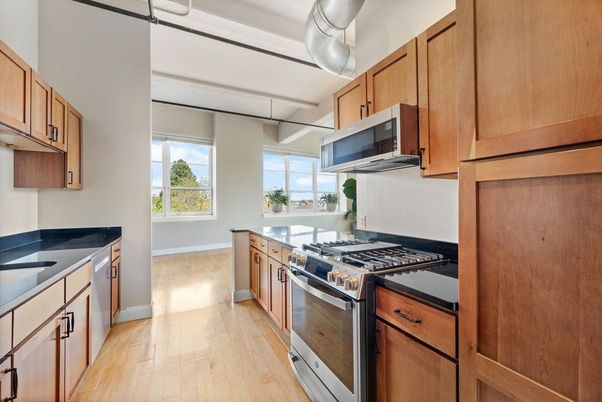 Interior, Kitchen, Wood Texture Flooring