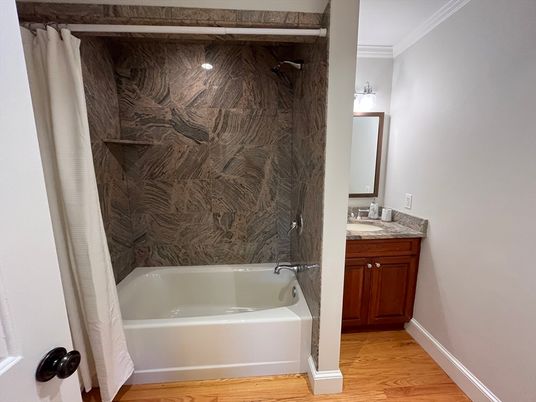 Bathroom, Interior, Wood Texture Flooring