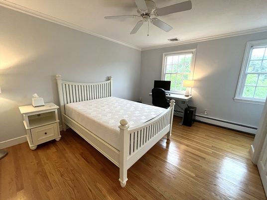Bedroom, Home Office, Interior, Wood Texture Flooring