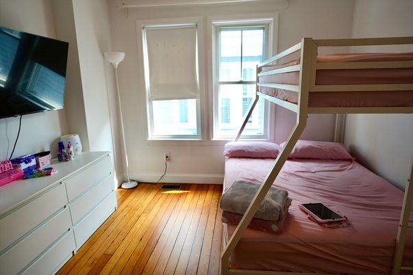 Bedroom, Interior, Wood Texture Flooring