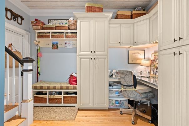 Home Office, Interior, Wood Texture Flooring