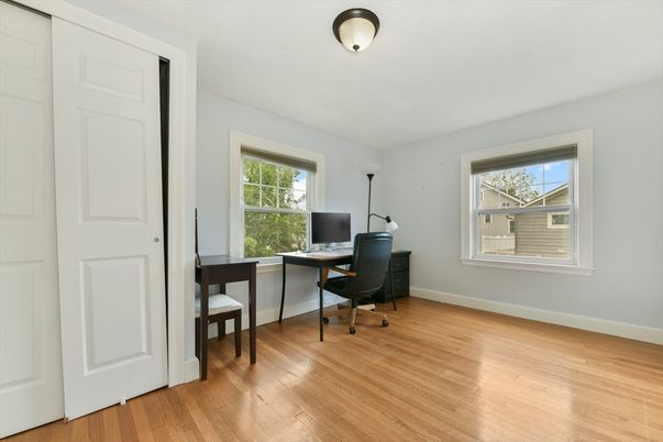 Home Office, Interior, Wood Texture Flooring