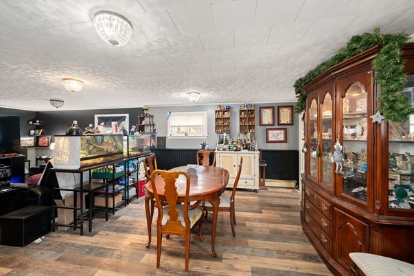 Dining room, Interior, Wood Texture Flooring