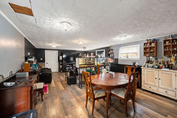 Dining room, Interior, Wood Texture Flooring