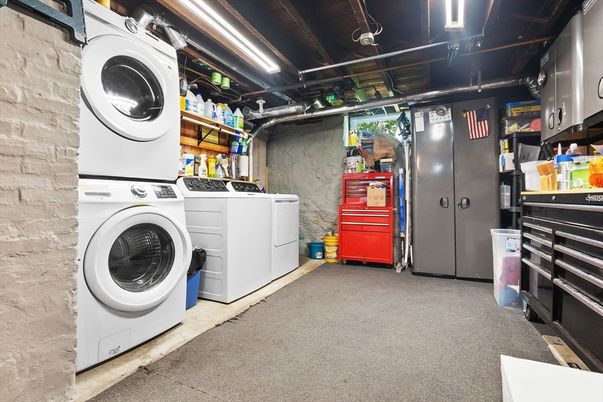 Interior, Stone Walls, Utility Closets, Washer