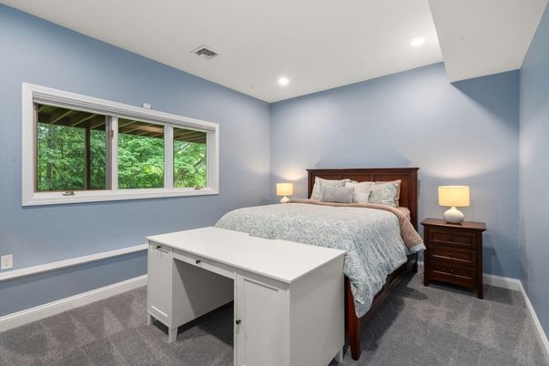 Bedroom, Interior, Recessed Lighting