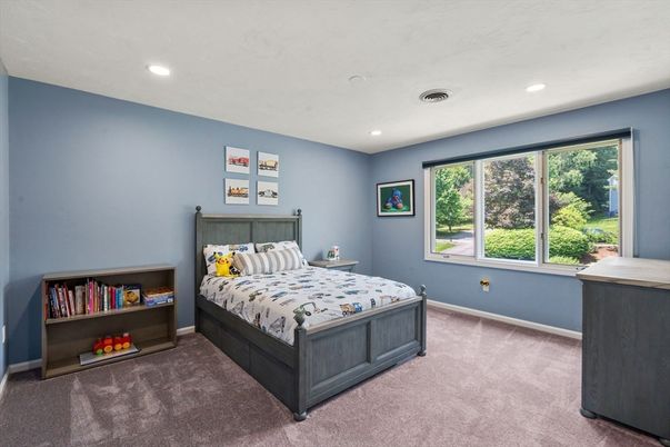 Bedroom, Interior, Recessed Lighting