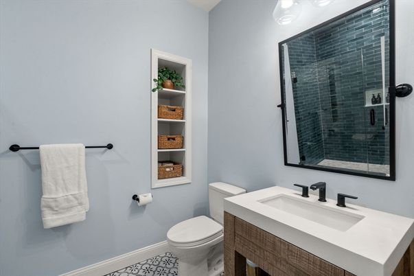 Bathroom, Glass Shower, Interior