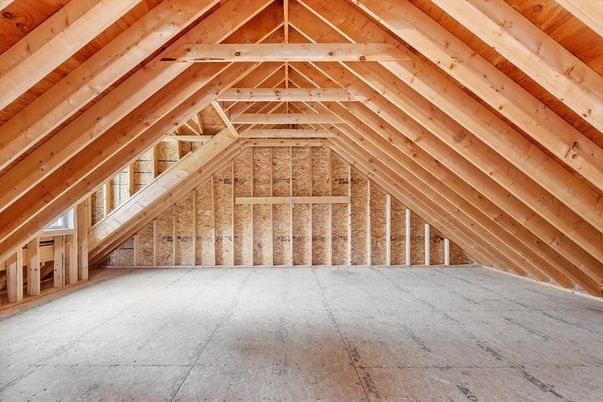 Empty room, Interior, Wooden Beams, Wooden Ceilings, Wooden Walls