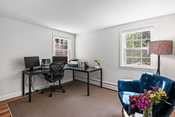 Home Office, Interior, Wood Texture Flooring