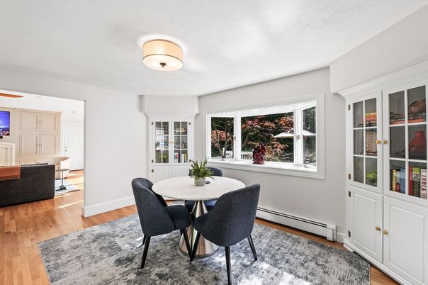Dining room, Interior, Wood Texture Flooring