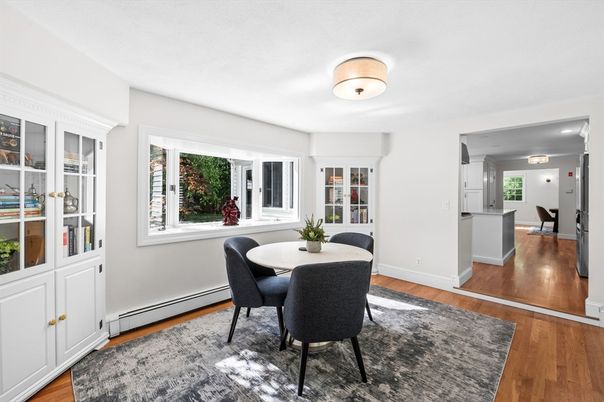 Dining room, Interior, Wood Texture Flooring