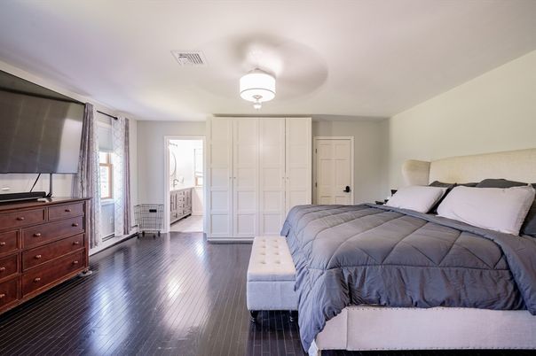 Bedroom, Interior, Wood Texture Flooring